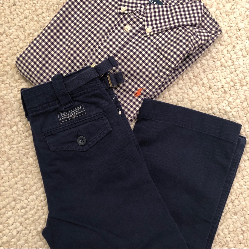 Ralph Lauren Boy’s Blue Pants 4/4T - Picture 1 of 3